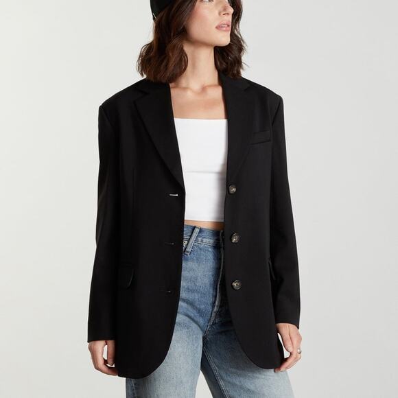 Everlane the 80s Blazer in black Size 2 - Picture 1 of 10